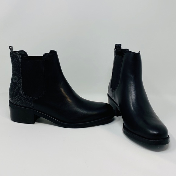 BARNEYS NY Black & Gray Python Booties US 7**$518 - Picture 2 of 8